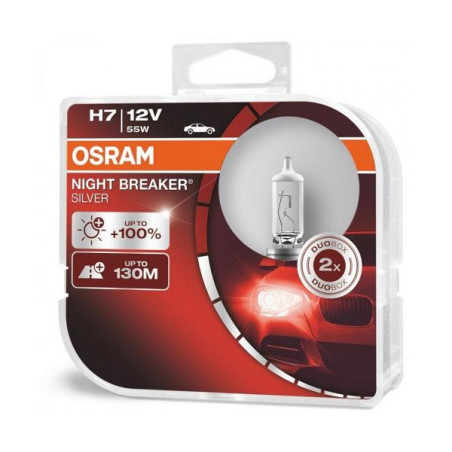 Pirn H7 55W night braker Silver 100% OSRAM
